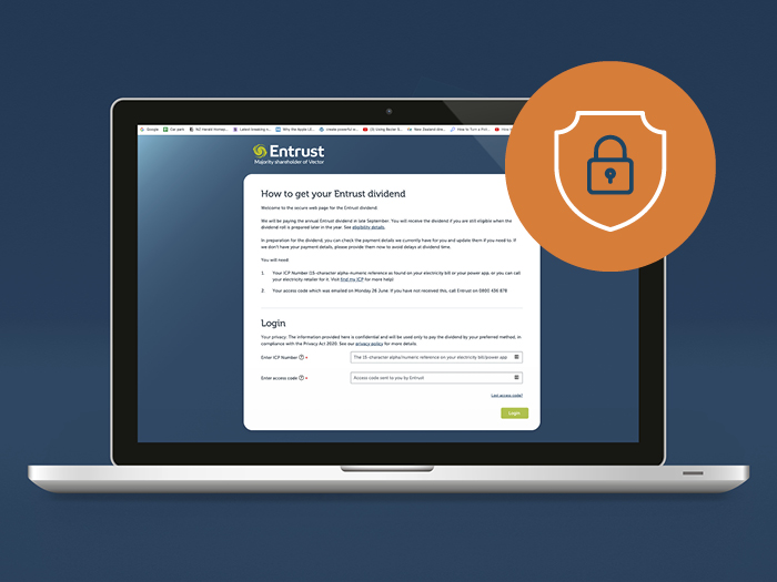 Update your payment details via our secure web page