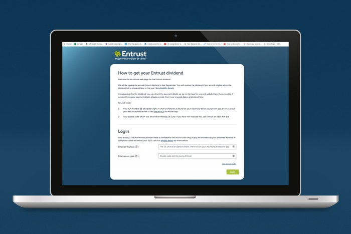 Update your payment details via our secure web page